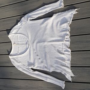 Free People thermal long sleeve top, medium